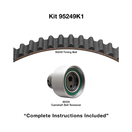 Dayco 93-04 Infiniti/Mercury/Nissan 3.0/3.3L Timing Belt Kit, 95249K1 95249K1